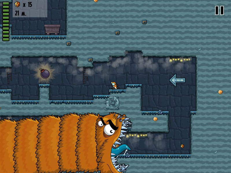 Illustration for article titled A Vicious Man-Eating Worm Chases You Through This Week in Gaming Apps